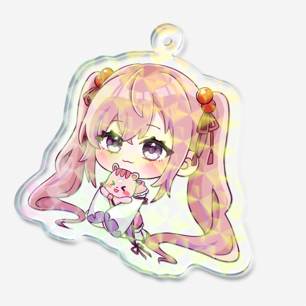 配信5周年記念☆桜木おりは ホログラムアクリルキーホルダー