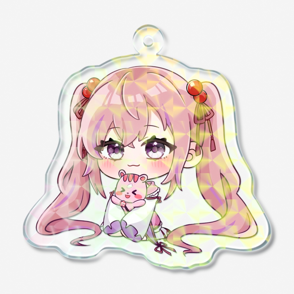 配信5周年記念☆桜木おりは ホログラムアクリルキーホルダー