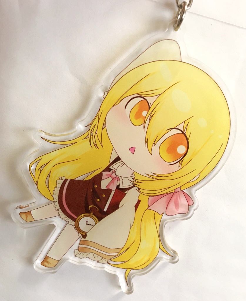 アリーシャぶらさがりアクリルキーホルダー