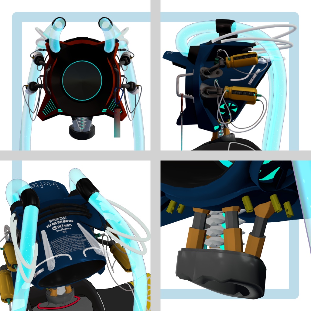 オリジナル3Dモデル「Irisftero -イリスフテロ-」