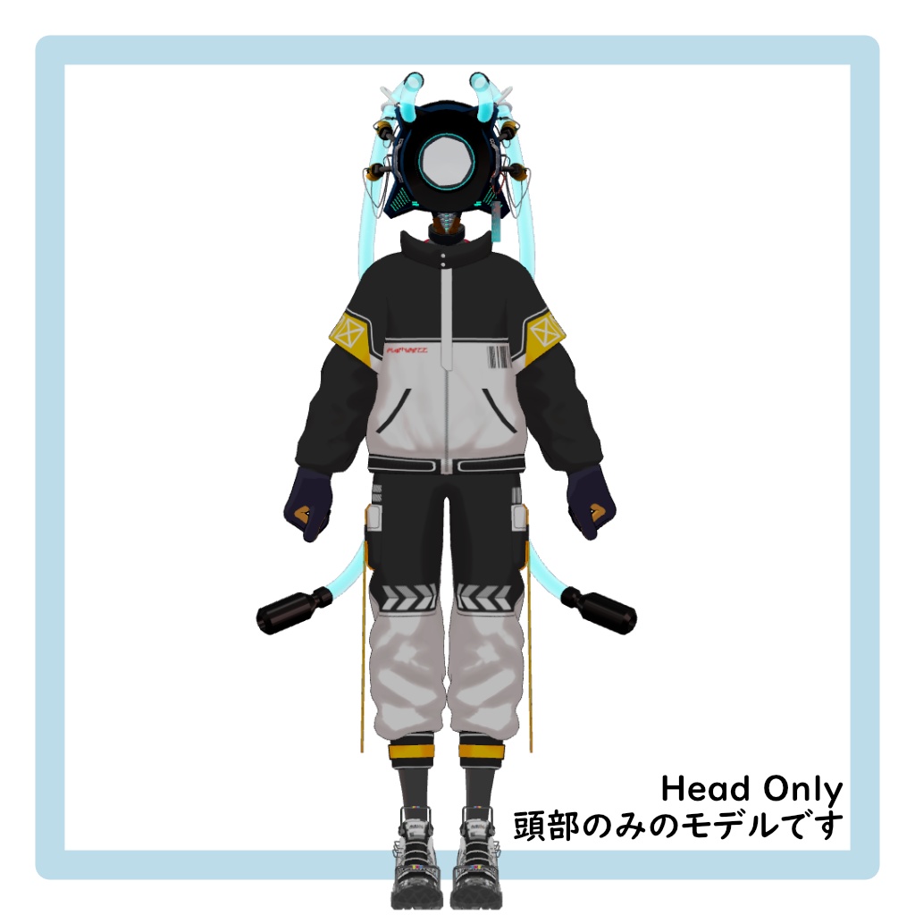 オリジナル3Dモデル「Irisftero -イリスフテロ-」