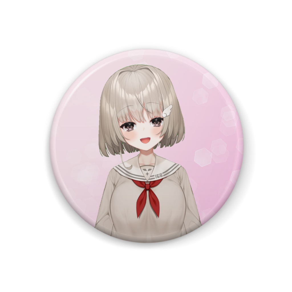 彩羽ねむ　缶バッジ