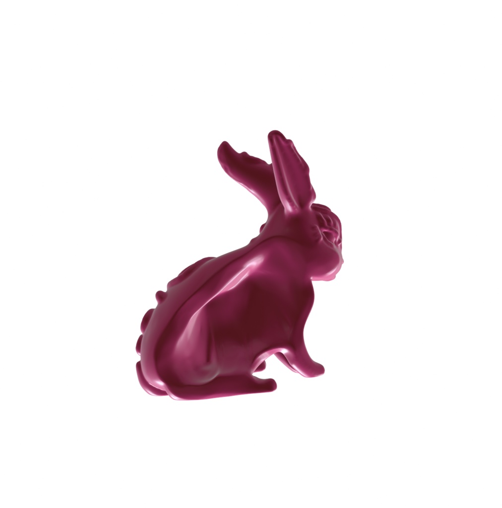 装飾うさぎ・アラベスク彫刻パーツ 3Dデータ(OBJ/STL)