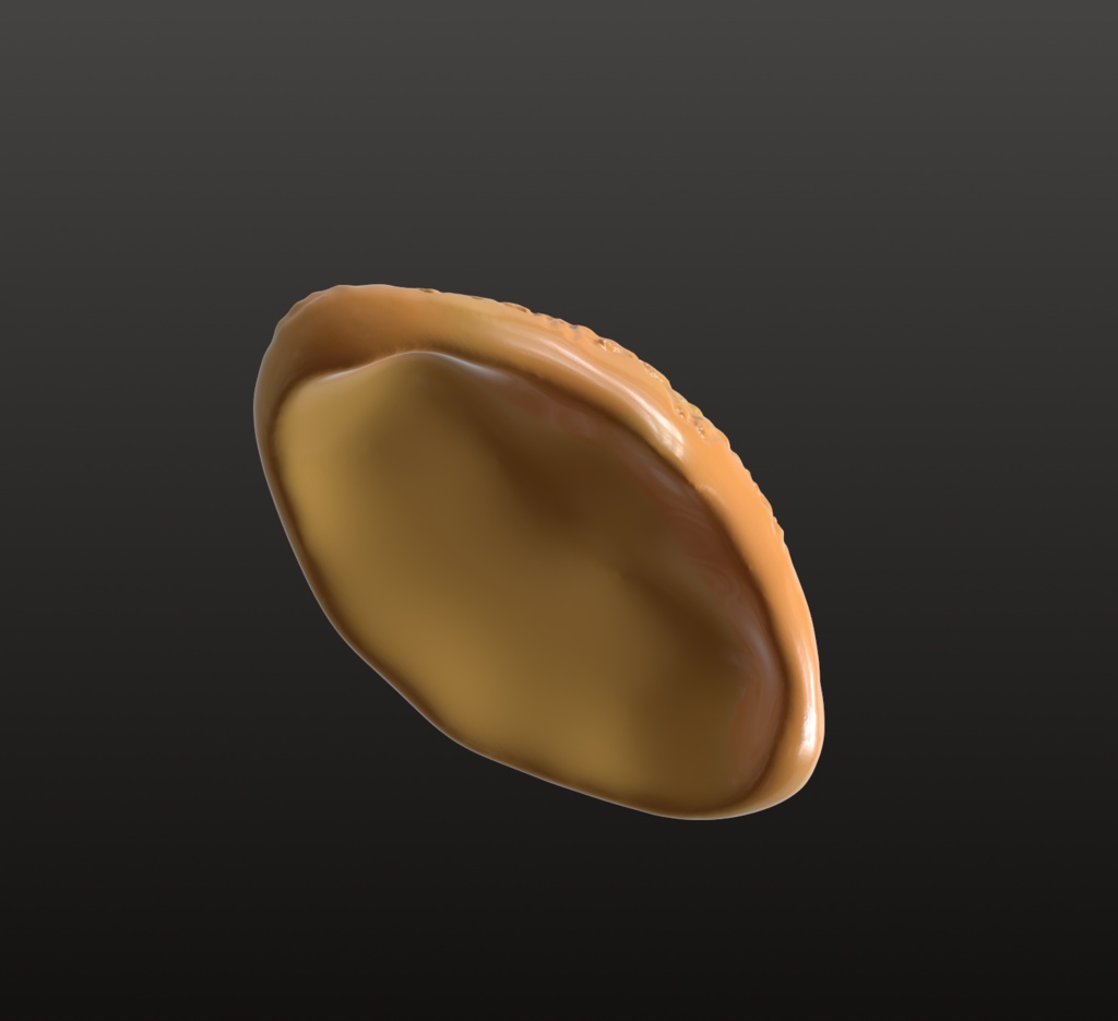 ふわとろオムレツ・アクセサリーパーツ 3Dデータ(OBJ/STL)