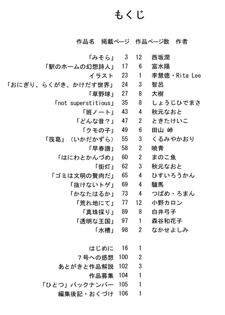 叙情派ひとつ2008 (紙本)