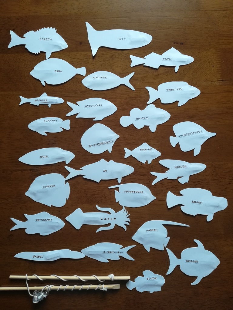 魚釣り玩具(作:ひすいろうかん)