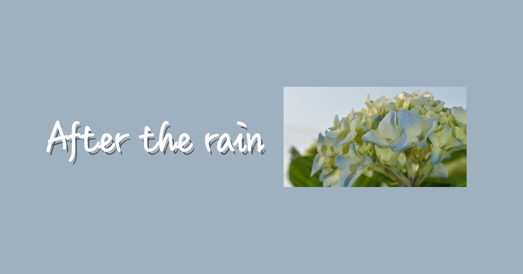 【note対応】ぴったり収まるヘッダー・アイコン・見出し画像 3点セット|あじさい日記シリーズ①|世界観テンプレ|カード・背景素材