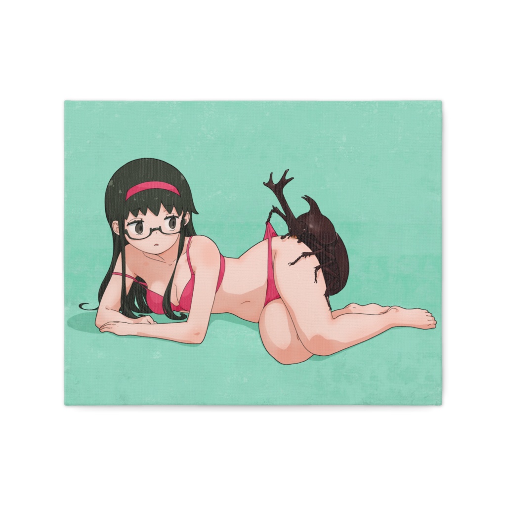 9さんキャンバス(カブトムシ)