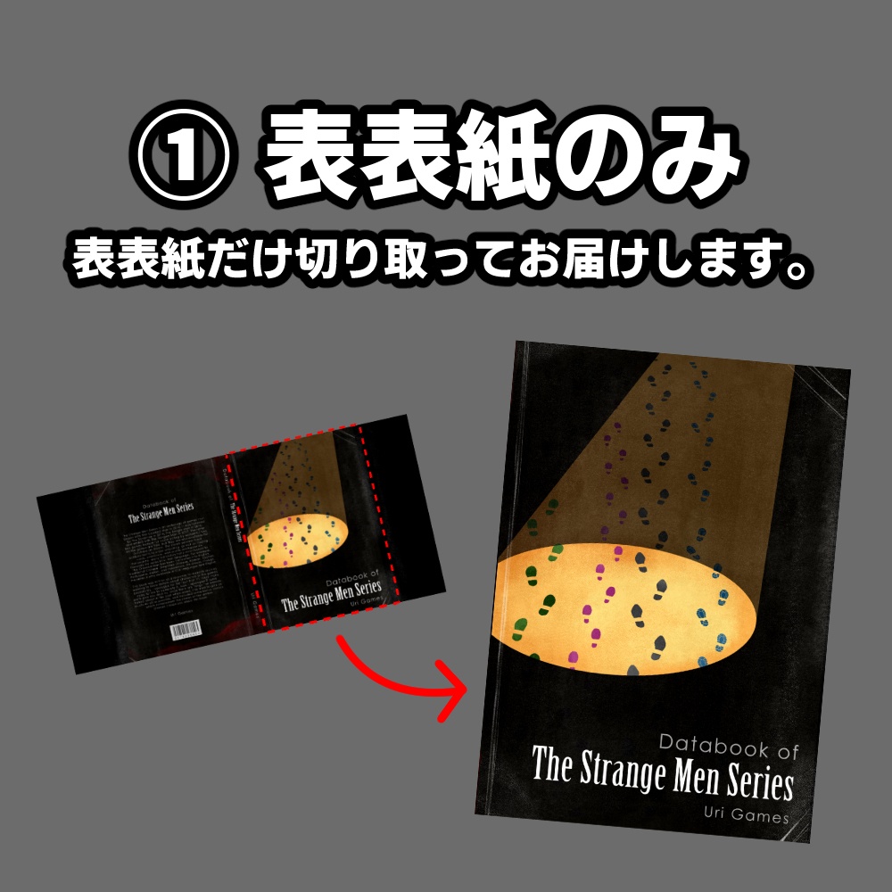 The Strange Menシリーズデータブック カバーのみ + おまけカード