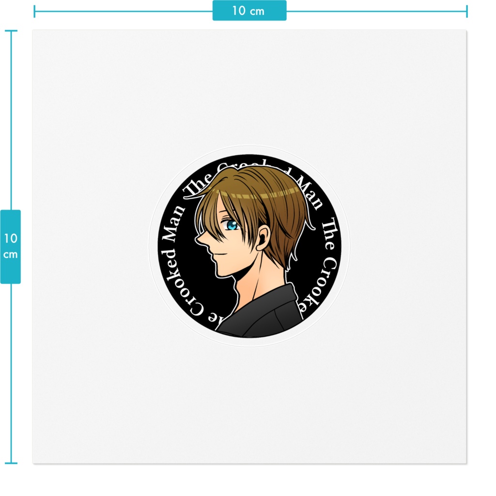 The Strange Menシリーズ クリアステッカー(5cmx5cm以内) (受注生産・工場直送)