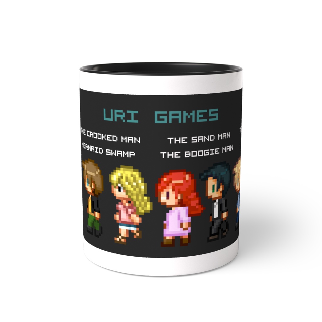 Uri Games ドット絵ツートーンカラーマグカップ