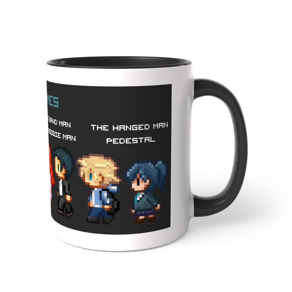 Uri Games ドット絵ツートーンカラーマグカップ