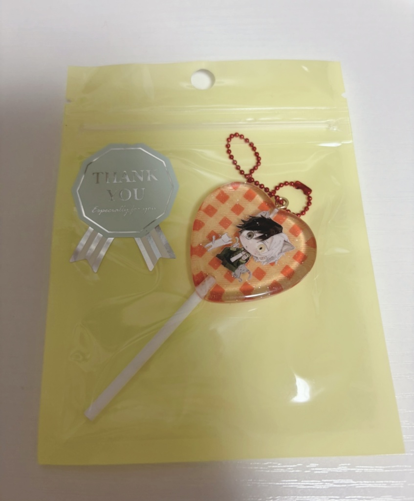 桜遙　🐈ペロキャンキーホルダー