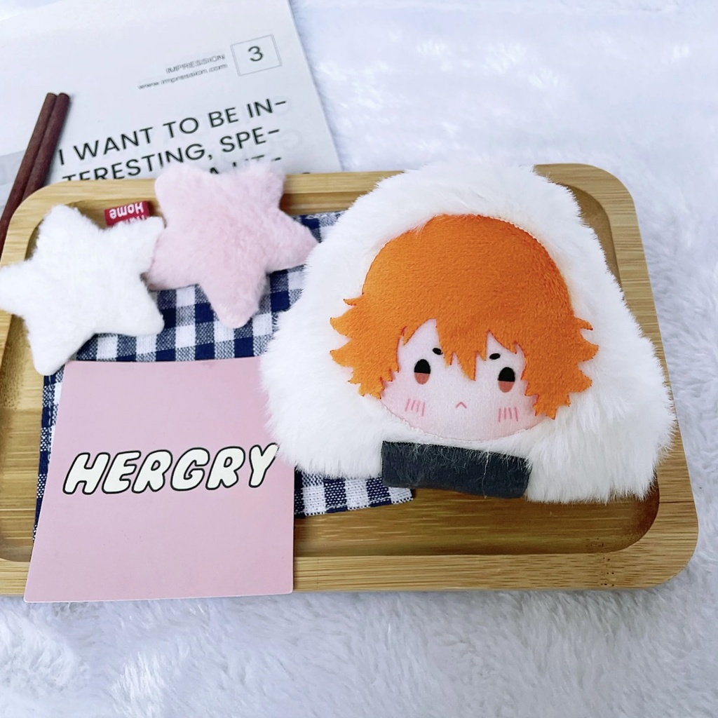 ハイキュー!! ぬいぐるみ ストラップ おにぎり 10*10cm 日向翔阳 影山飛雄 及川徹 西谷夕 孤爪研磨 黒尾鉄朗 月島蛍 菅原孝支 宮侑 北信介 赤葦京治 宮治 木兎光太郎 山口忠 角名倫太郎 岩泉一 星海光来 牛島若利 天童覚