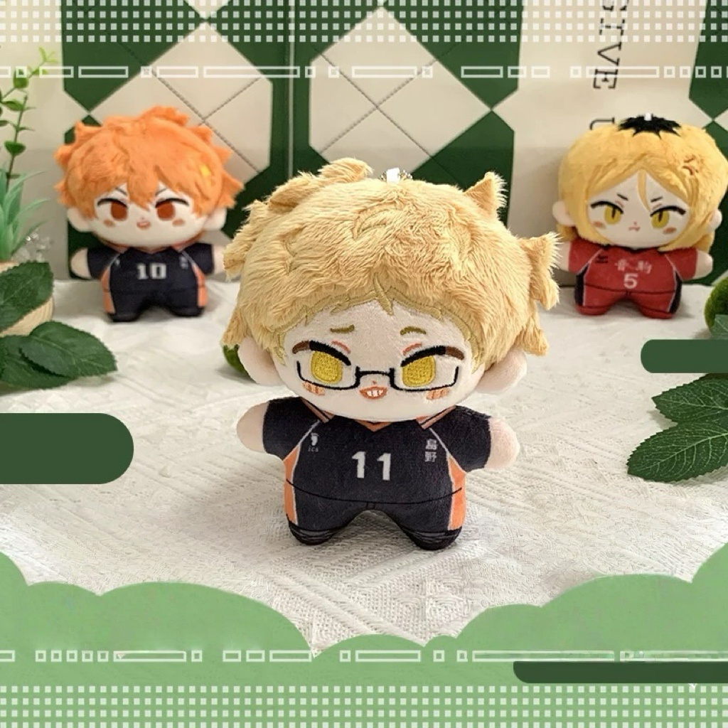 ハイキュー!! ぬいぐるみ 日向翔阳 影山飛雄 及川徹 孤爪研磨 月島蛍 12cm