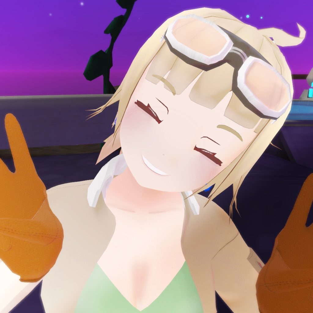 オリジナル3Dモデル『メココ』(Mekoko)