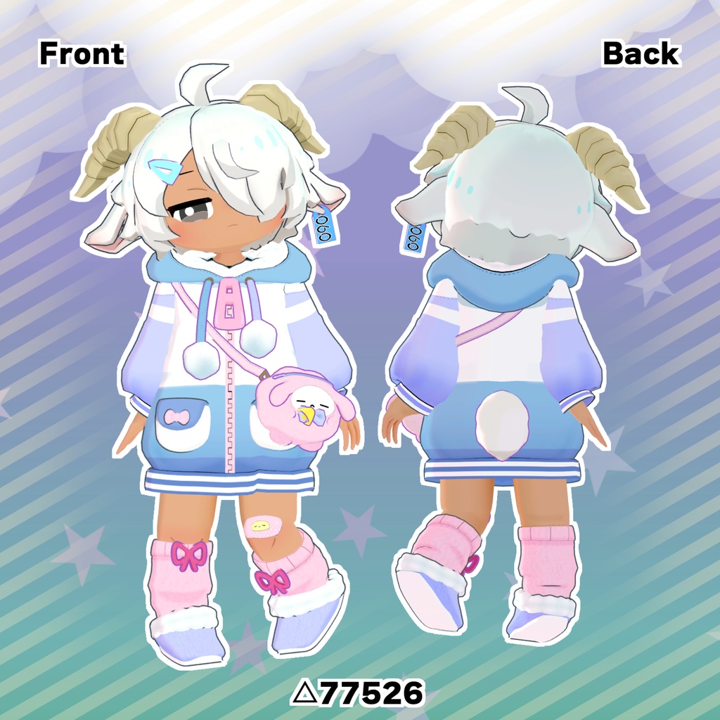 こひつじ まくら -Makura- / オリジナル3Dモデル