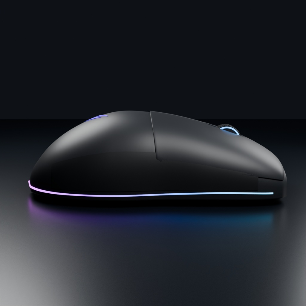 【VRChatワールド用】NeonMouse|クリック・ホイール・流れるRGB・指接触ギミック