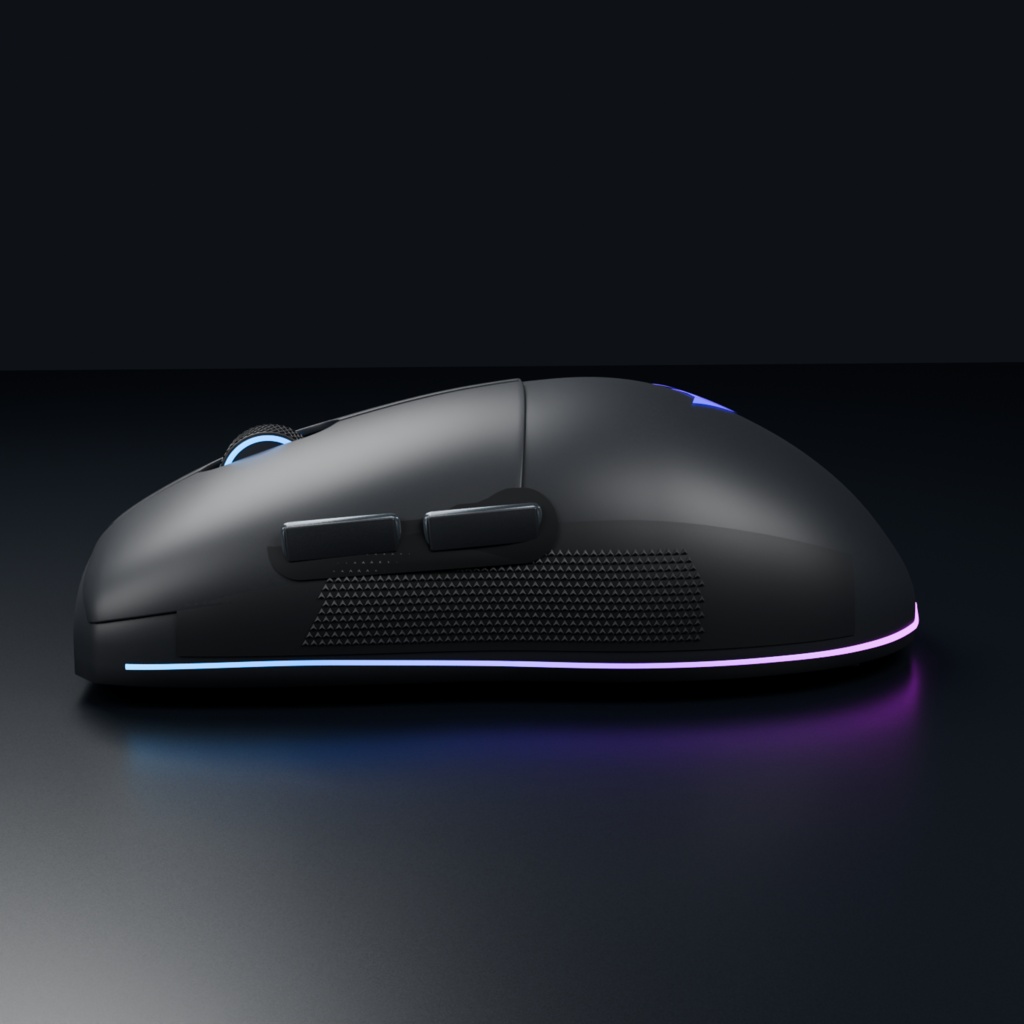 【VRChatワールド用】NeonMouse|クリック・ホイール・流れるRGB・指接触ギミック