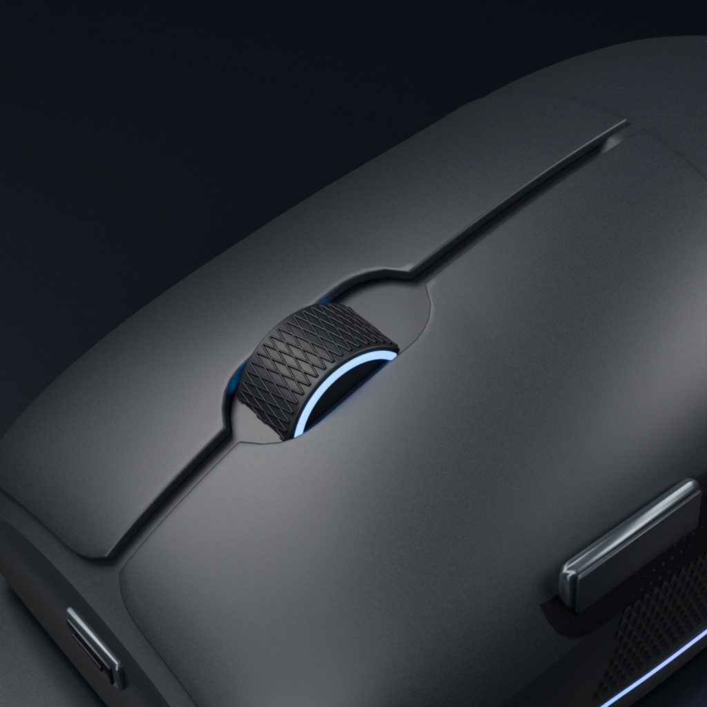 【VRChatワールド用】NeonMouse|クリック・ホイール・流れるRGB・指接触ギミック