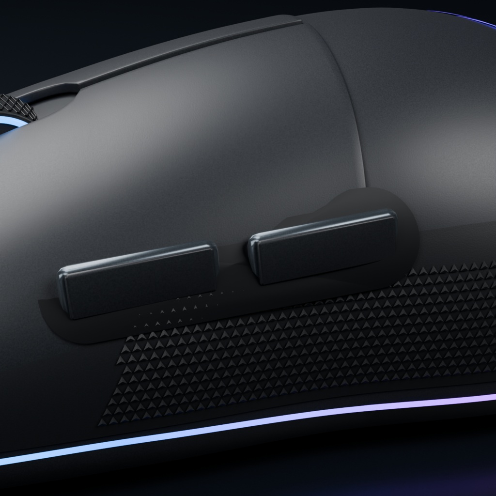 【VRChatワールド用】NeonMouse|クリック・ホイール・流れるRGB・指接触ギミック