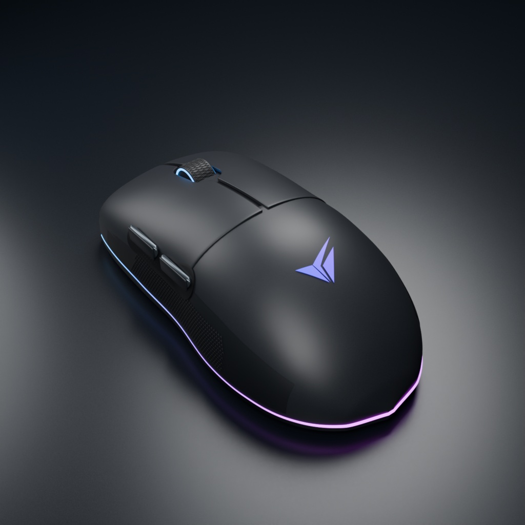 【VRChatワールド用】NeonMouse｜クリック・ホイール・流れるRGB・指接触ギミック