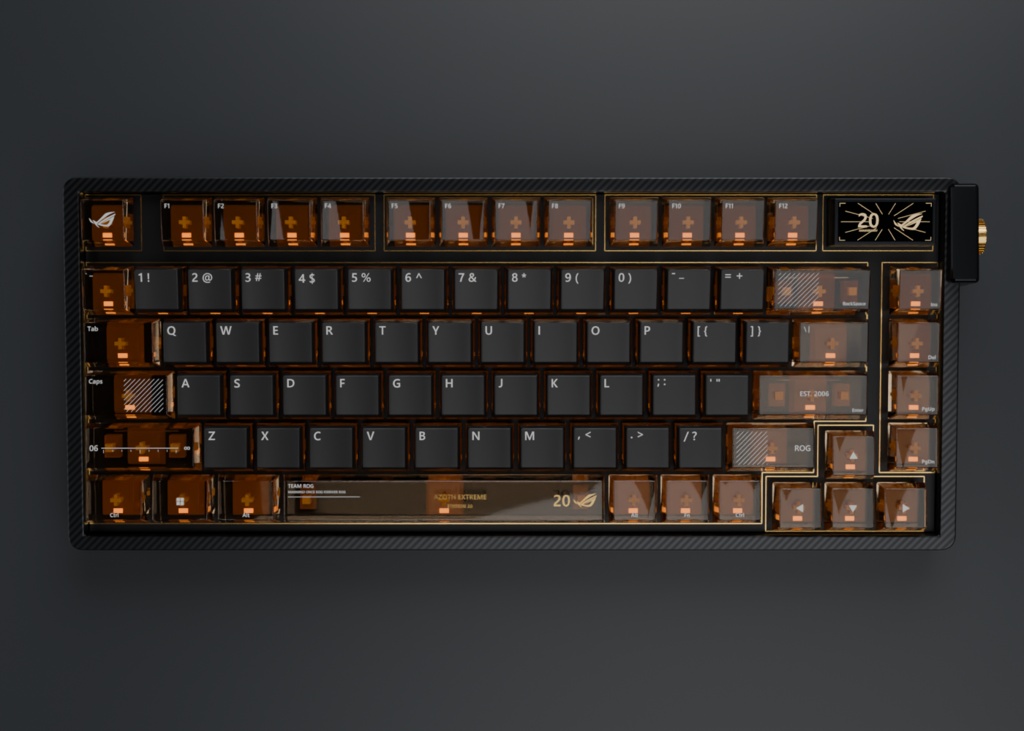 【非公式再現3Dモデル】ROG 20th 周辺機器4点セット|キーボード・マウス・リストレスト・マウスパッド【VRChat】