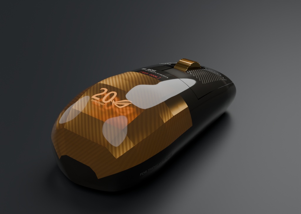 【非公式再現3Dモデル】ROG 20th 周辺機器4点セット|キーボード・マウス・リストレスト・マウスパッド【VRChat】