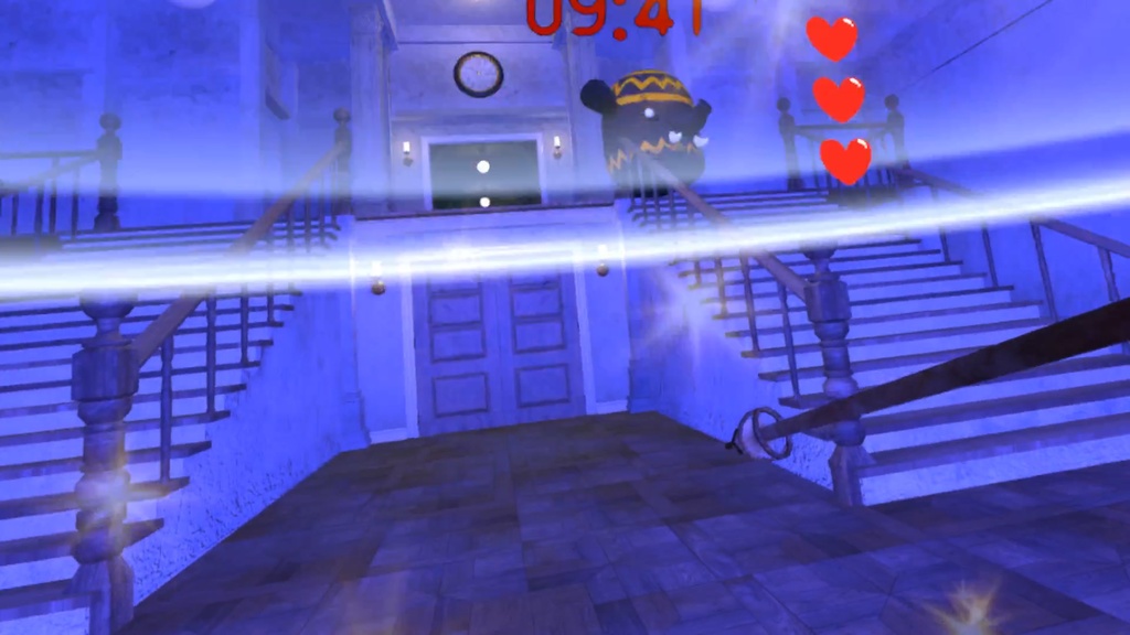 VRゲーム「爆裂魔法ファイアーボルト」