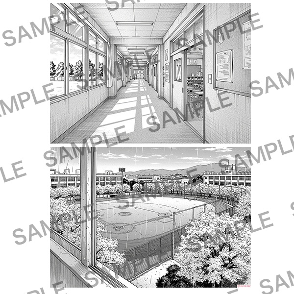 【漫画素材】背景シリーズ「学校編(校舎の中)」PNG20点セット