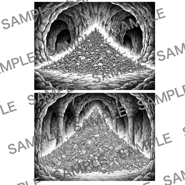 【漫画素材】背景シリーズ「異世界編(街の外②)」PNG12点セット