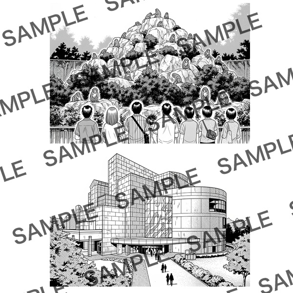 【漫画素材】背景シリーズ「おでかけスポット①」PNG15点セット