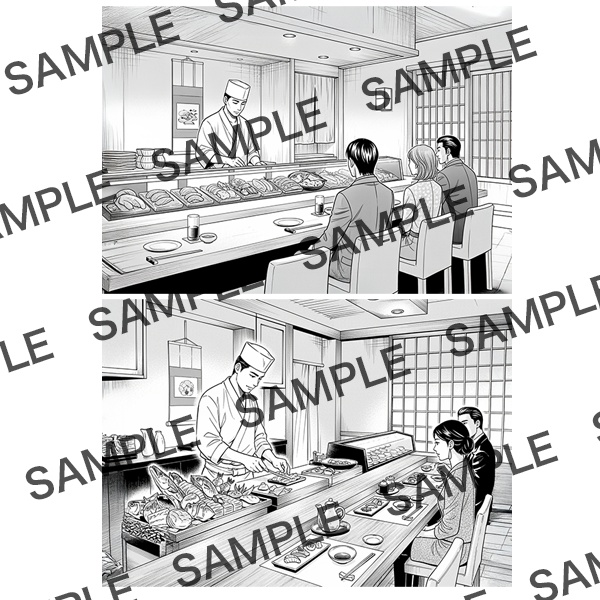 【漫画素材】背景シリーズ「おでかけスポット②」PNG15点セット