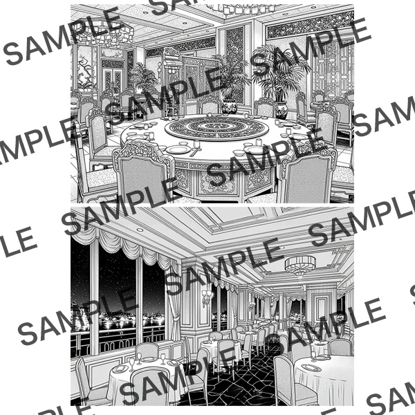 【漫画素材】背景シリーズ「おでかけスポット②」PNG15点セット