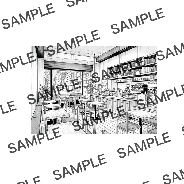 【漫画素材】背景シリーズ「おでかけスポット②」PNG15点セット