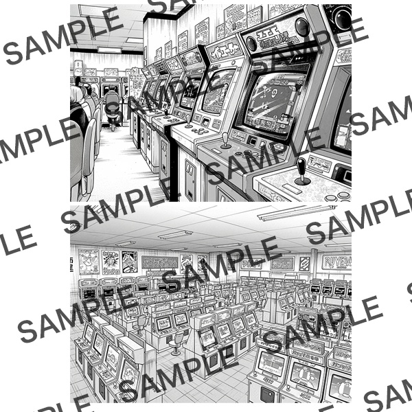 【漫画素材】背景シリーズ「おでかけスポット③」PNG15点セット