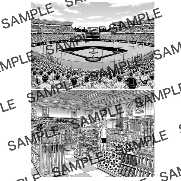 【漫画素材】背景シリーズ「おでかけスポット④」PNG17点セット