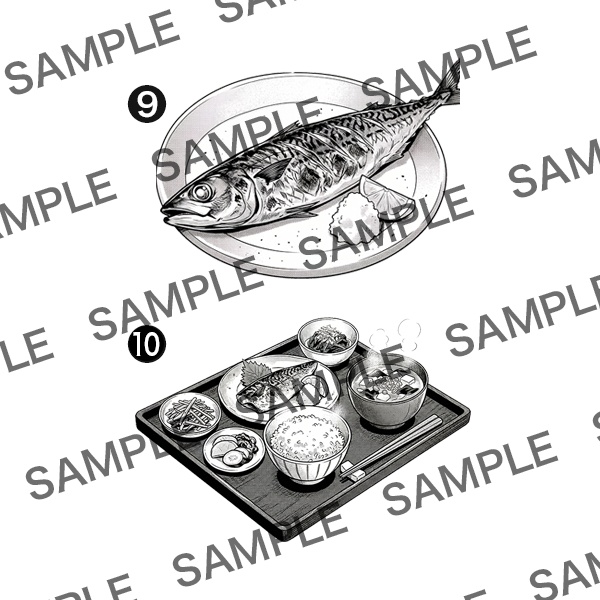 【Cartoon Material】Japanese Food Asset Pack: Set of 10(PNG)