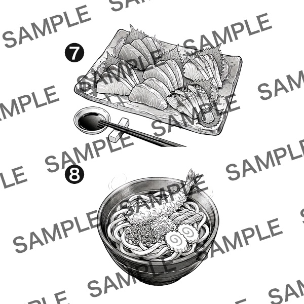 【Cartoon Material】Japanese Food Asset Pack: Set of 10(PNG)