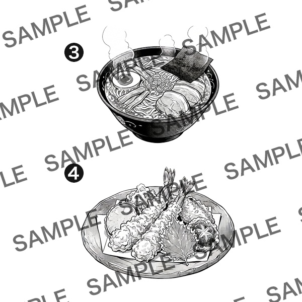 【Cartoon Material】Japanese Food Asset Pack: Set of 10(PNG)