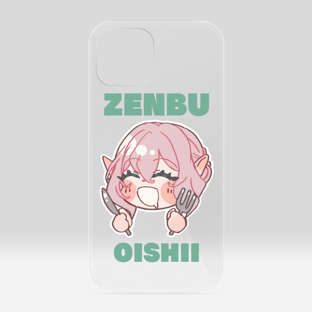 ZENBUOISHIIクリアiPhoneケース