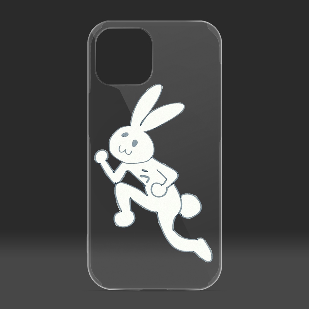 おあそびうさぎクリアケース