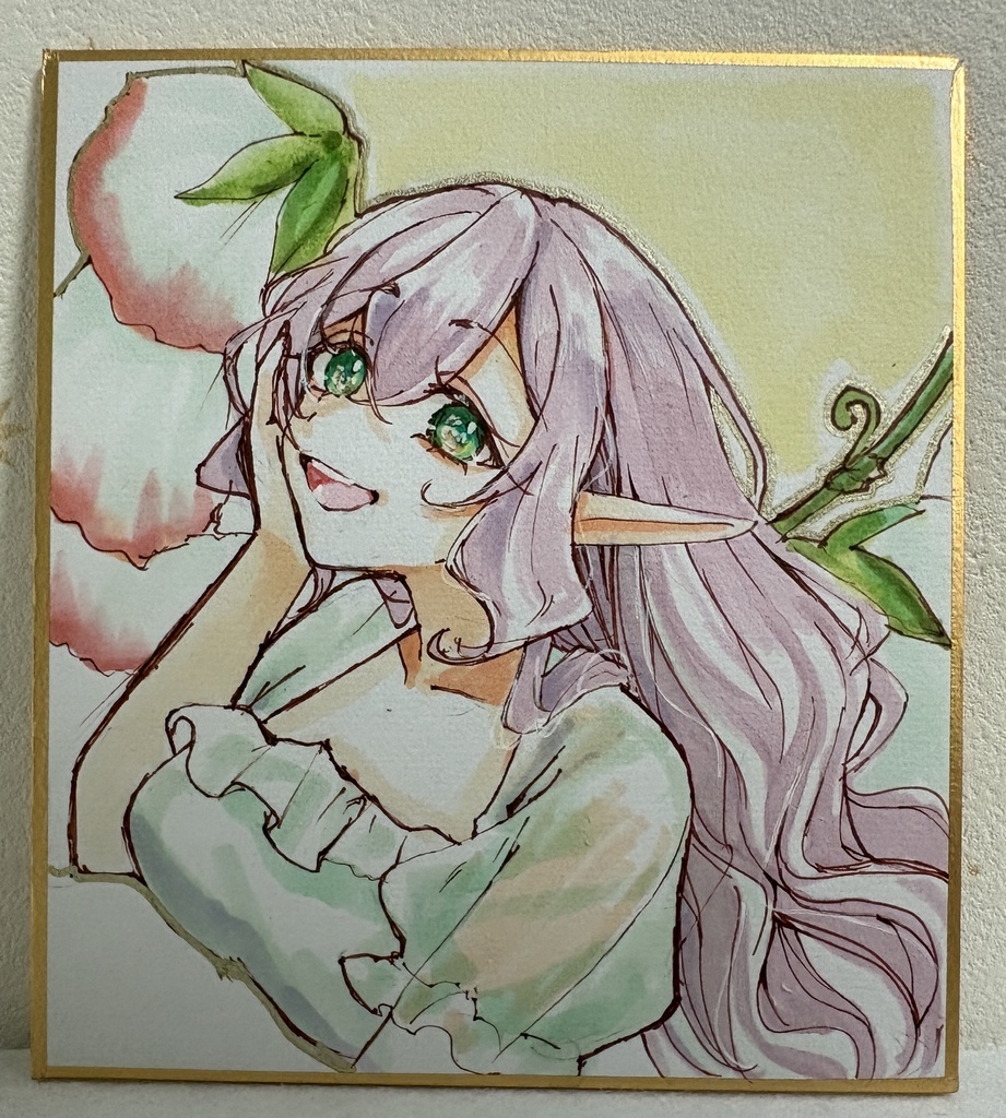 アナログイラスト　ミニ色紙　