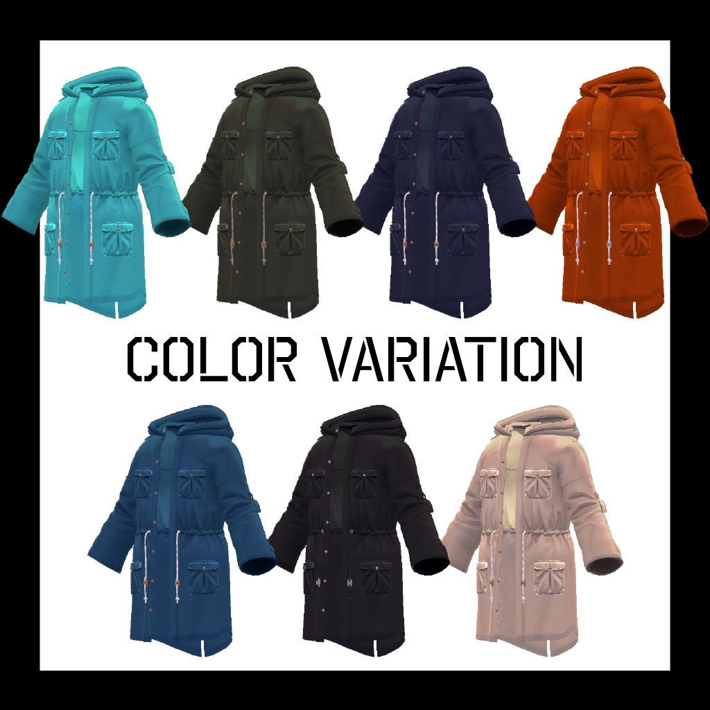 【期間限定発売SALE】Safari Taste Coat -サファリテイストコート-【複数アバター対応】