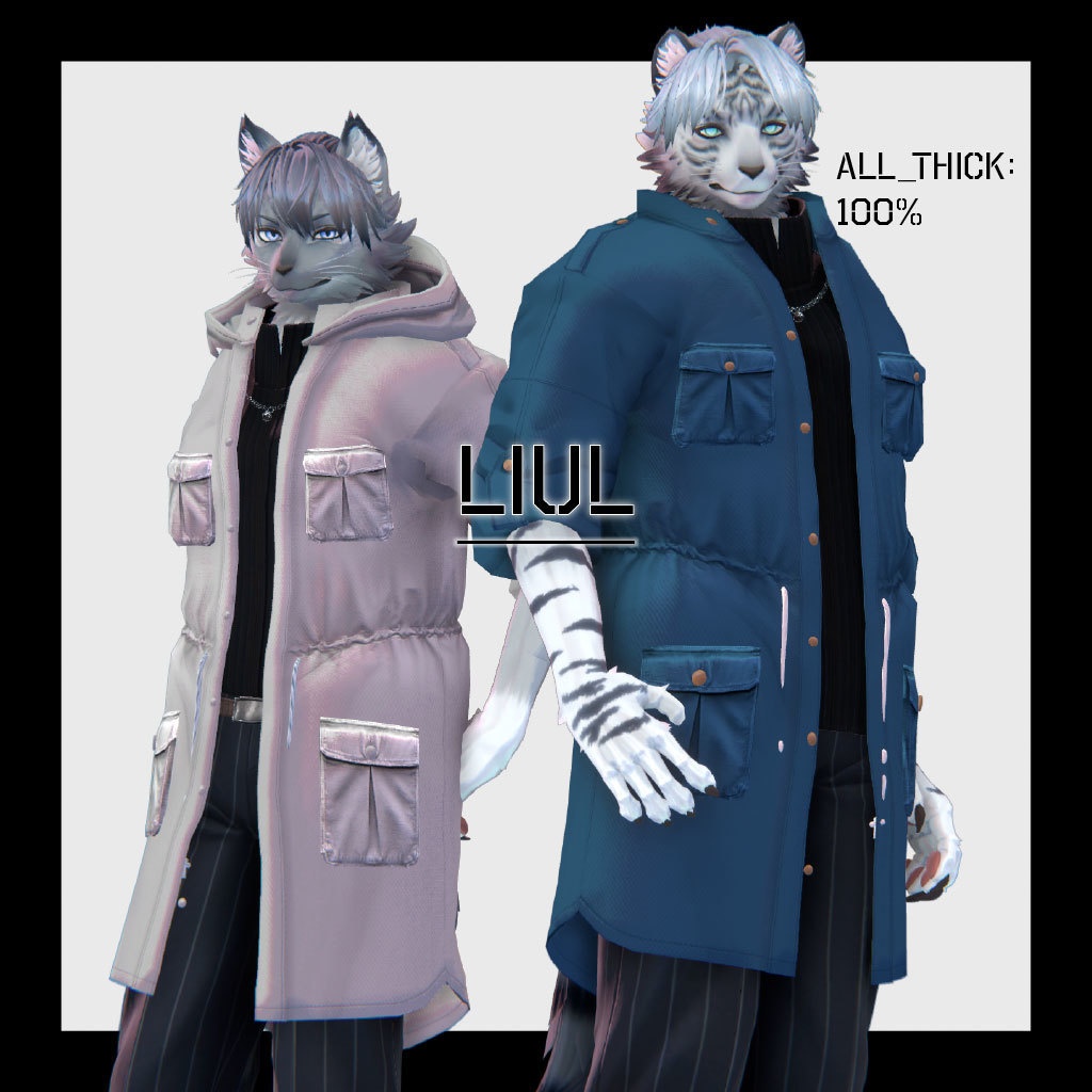 【期間限定発売SALE】Safari Taste Coat -サファリテイストコート-【複数アバター対応】