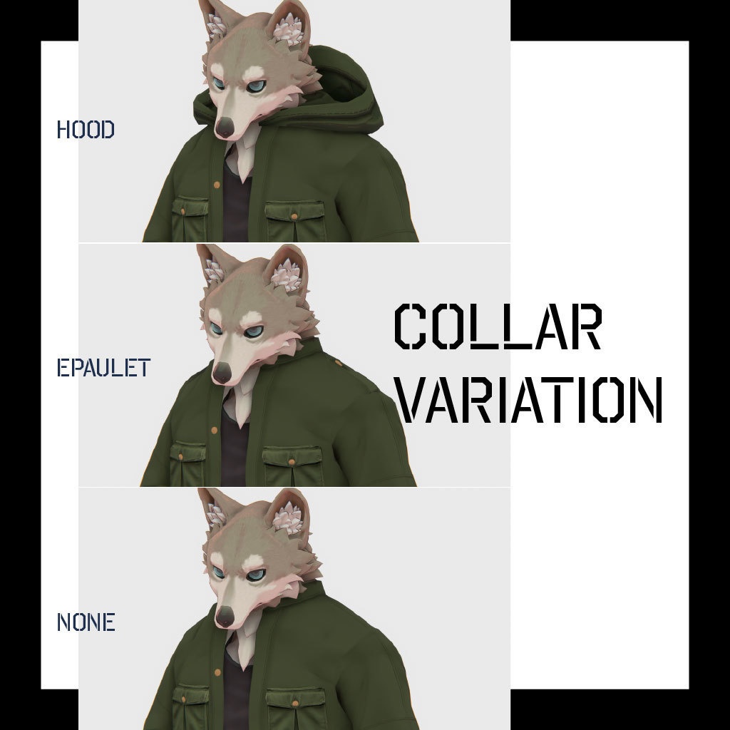 【期間限定発売SALE】Safari Taste Coat -サファリテイストコート-【複数アバター対応】