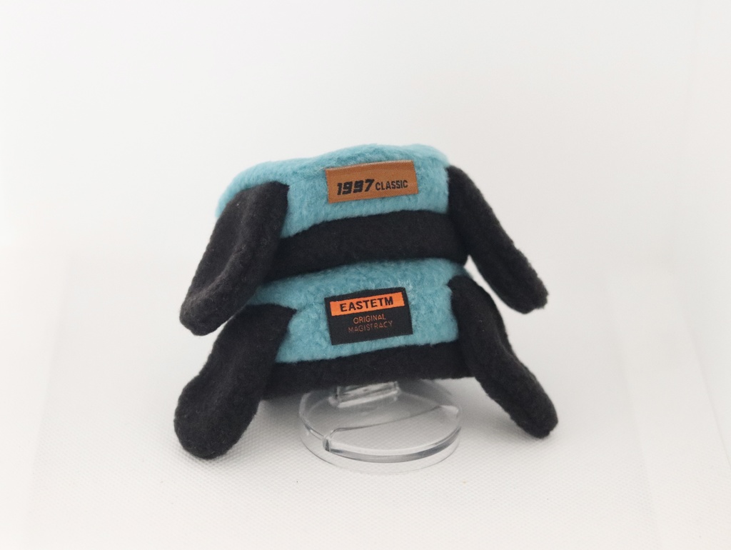 ロゴたれ耳わんこ帽