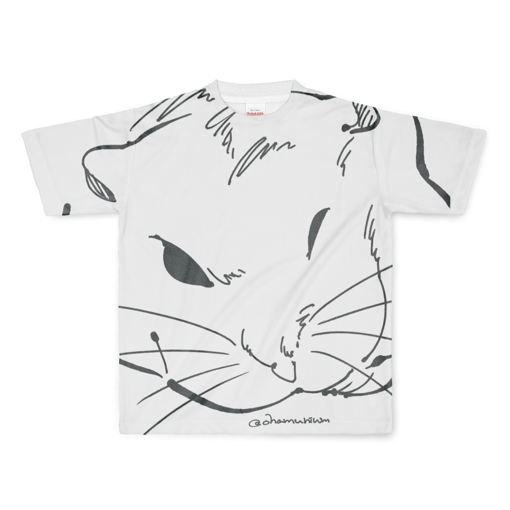 フルグラフィックTシャツ:ハムスター01