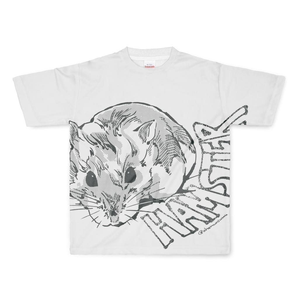 フルグラフィックTシャツ：ハムスター03