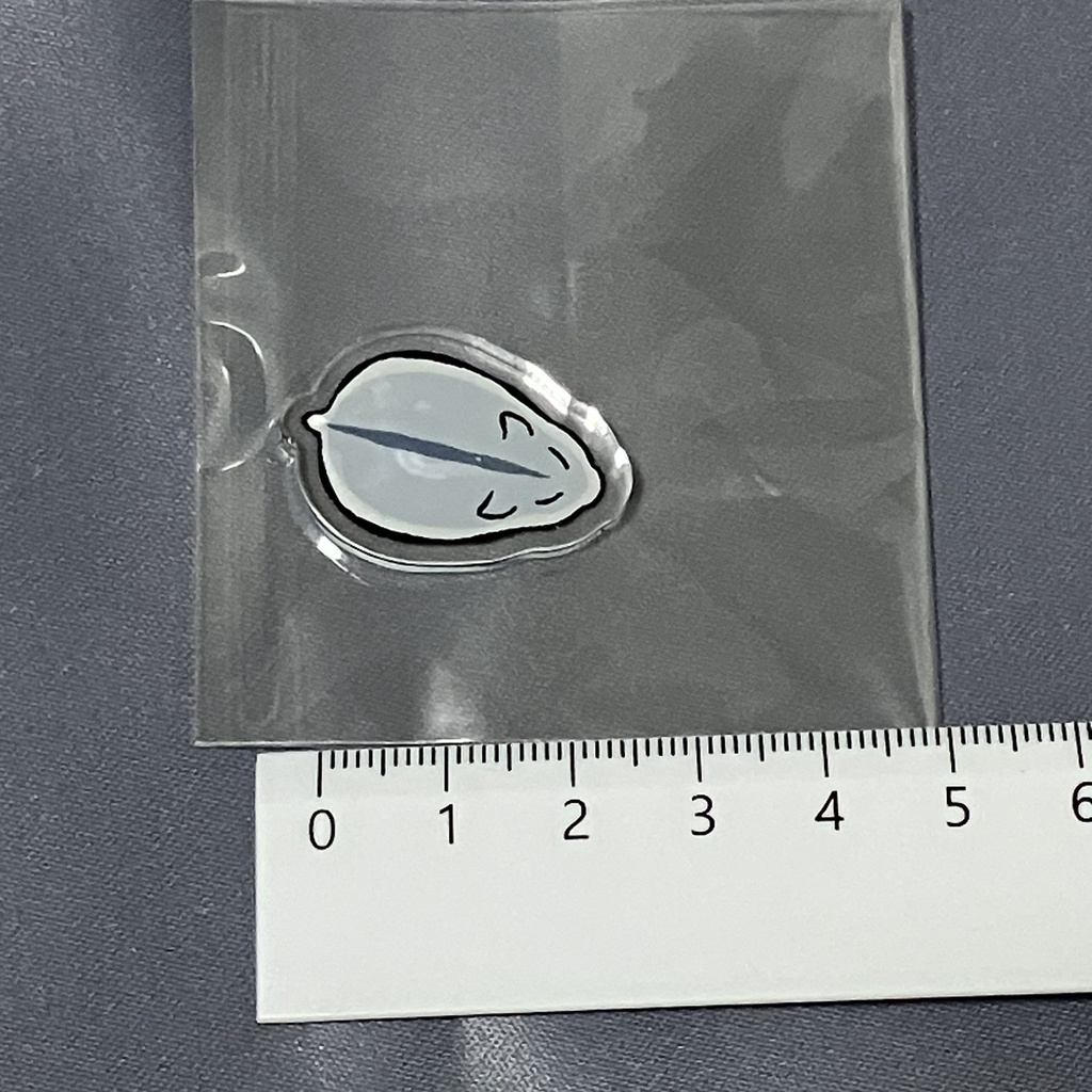 シャカシャカアクリルパーツ：ジャンガリアンハムスター　ブルーサファイア